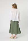 COMO EMBOSSED SHIRT - wht gold